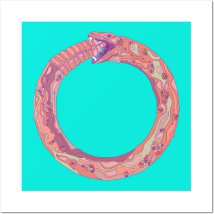 Pink Sky Ouroboros Posters and Art